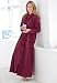 Ribbed Chenille Robe (Dark Wine,L)