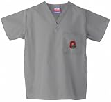 Ohio State Buckeyes - Grey - Buckeye - Scrub Top