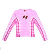 Tampa Bay Buccaneers Juniors Pink Long Sleeve Logo T-shirt