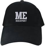 CAPS BLACK EMBROIDERY " ABC POSTAL CODE ROCKPORT CITY " MAINE