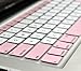 Case Star ® Pink and White Color Silicone Keyboard Cover Skin for Macbook 13
