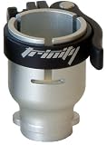 Trinity Spyder Clamping Feed Neck - No Holes - Silver
