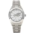 BUFFALO BILLS Beautiful Water Resistant "Sapphire Series" PLATINUM WATCH with Stainless Steel Band