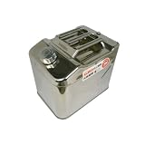 【消防法適合品】ステンレス製 ガソリン携行タンク/20リットル★緊急用携行缶/持ち運び便利/外出必備品/アウトドア/旅行/応急手当用品/防災用品/ガソリン缶/ガソリンタンク/燃料タンクボート　ジェットスキー　農機具・発電機 防災　地震　非常発電機  野外キャンプ フィッシング
