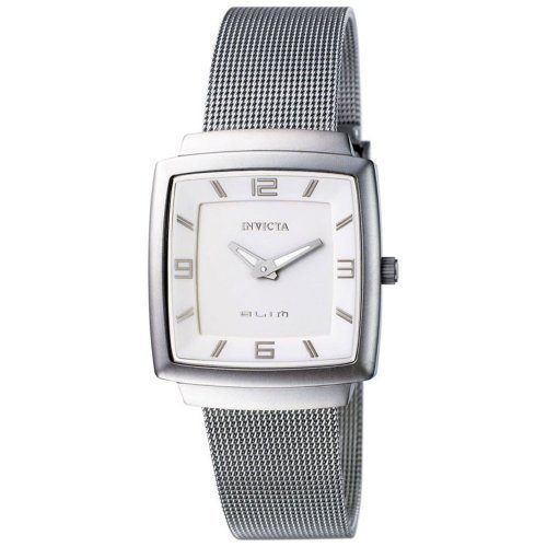Invicta Women's 5161 Slim Collection Square Stainless Steel Mesh Watch
