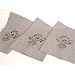 Hand Embroidered Pink Floral Motif Fingertip Towel