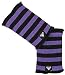 Fallen Trademark Rib Men's Wristbands - One Size Fits All - Black / Purple
