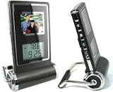 Electronics : TeckNet 1.5 INCH INCH TRAVEL DIGITAL PHOTO FRAME WITH ALARM CLOCK & TEMPERATURE