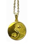 Yin Yang Gold-plated Pendant
