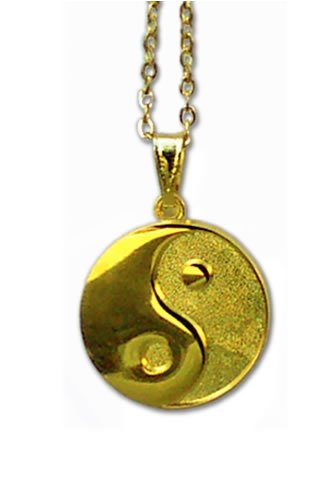 Yin Yang Gold-plated Pendant
