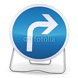 Wallmonkeys Peel and Stick Wall Decals - Obligation to Turn Right (shadow) - 48