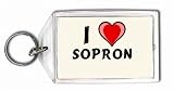 I Love Sopron Keychain