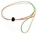 Goggles Bungee Straps Tie-Dye Orange/White/Green