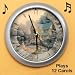 Thomas Kincade "The Night Before Christmas" Musical Clock - Plays 12 Traditional Carols