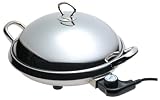 Rival GRS120 12-Inch Stainless Steel Electric Buffet Server and Griddle with Domed Stainless Lid