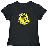 T-Shirt Woman Black Buy Me Drink Romanian Romania Country