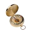 Outdoor Camping Hiking Portable Brass Pocket Golden Compass