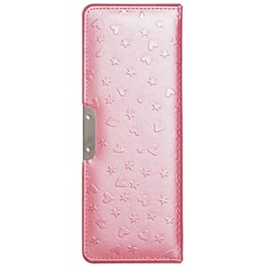 【クリックで詳細表示】クツワ ラメプックリふでいれ マグネットタイプ パールピンク CV100PK