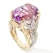  : 14K WHITE YELLOW GOLD MARTHA ROCHA KUNZITE DIAMOND RING