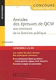 Revue Hachette Education  / Annales des épreuves de QCM aux concours de la fonction publique : Entraînement
