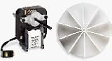 Universal Bathroom Fan Replacement Electric Motor Kit with Fan 115 volts C01575