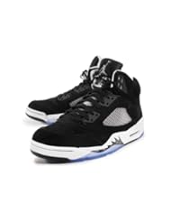 Shoes: Nike Mens Air Jordan Retro 5 Oreo Basketball Shoes Black/Cool Grey/Black 136027-035 Size 10.5