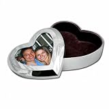 Heart Shaped Sterling Silver Box With Picture Frame