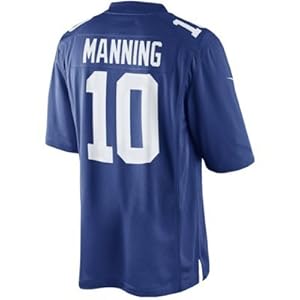 New York Giants Eli Manning Blue On-field Jersey Size (Medium) 40