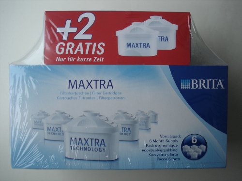 Brita Maxtra Filterkartuschen Filter Maxtra Pack 8 (6+2)