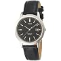 Timex Men's Classic Black Leather Strap Watch #T21752
