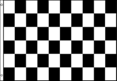 Black and White Checkered Flag Racing Banner Race Pennant Nascar Fans New 3x5 FT