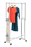 Honey-Can-Do GAR-01433 Steel Folding Garment Rack, Folds Flat