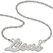 Logoart Detroit Lions 18 Inch Script Necklace-Size: One Size