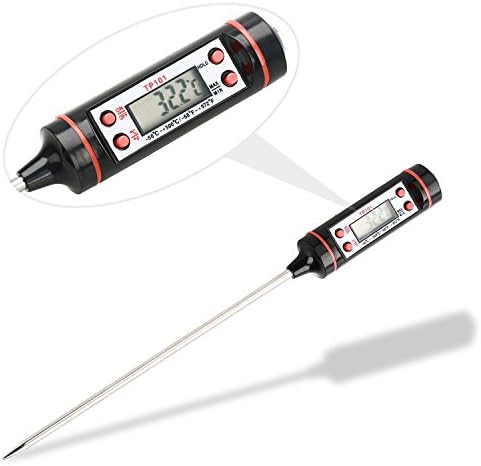 HLN Digital Cooking Thermometer with Instant Read for Use with Meat, BBQ, Candy and All Foods