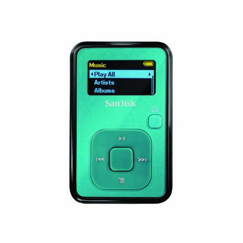 SanDisk Sansa Clip 4 GB MP3 Player (Teal)