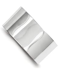 Sterling Silver 30mm Fancy Cuff Bangle Bracelet, Best Quality Free Gift Box Satisfaction Guaranteed