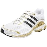 adidas Men's Smart Ride 1 Running Shoe,White/Black/Gold,8 M US