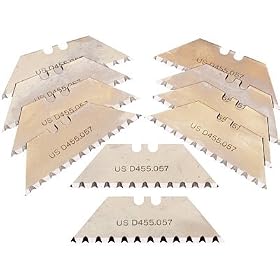 Rapid Tools Serrated Replacement Blades - 5 Pack by Rapid Tools