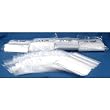 500 Zipper Plastic Bags Resealable Block Baggies 4" x 4"
