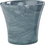 General AAS Online Shop Ranking 14. Ecoware 70071CH 11.5 cm Internal Diameter Recyclable Glass Alabaster Flare Planter (Charcoal)