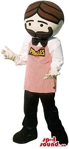 SpotSound Well-Known Pringles Snack Food Mascot US with A Moustache