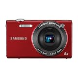 Samsung EC-SH100 Wi-Fi Digital Camera with 14.2 MP, 5x Optical Zoom and Touchscreen (Red)