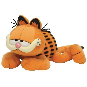Childrens Toyshop  Toys : TY Garfield the Cat Lying Down Buddy 10"