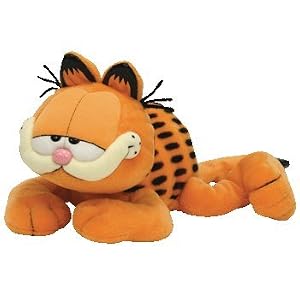 TY Beanie Buddy - GARFIELD the Cat (Sleeping Version) by 
