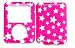 Apple iPod Nano 3 (3rd Generation) Special Designed Case Pink - White Star Case
