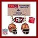 San Francisco 49ers Football Helmet Earrings New Russ Cute Rare