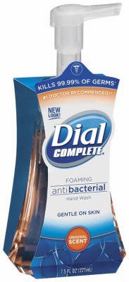 Dial 2725 Complete Antibacterial Foaming Hand Soap, 7.5-oz. Pump Bottle