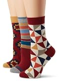 PACT Womens Heritage 3 Pack Crew Sock Gift Set