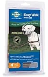 PetSafe Reflective Easy Walk Dog Harness, Medium, Black/Silver