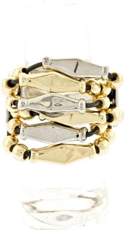 KARMAS CANVAS WIRED METAL PIECE RING (Gold/Silver)